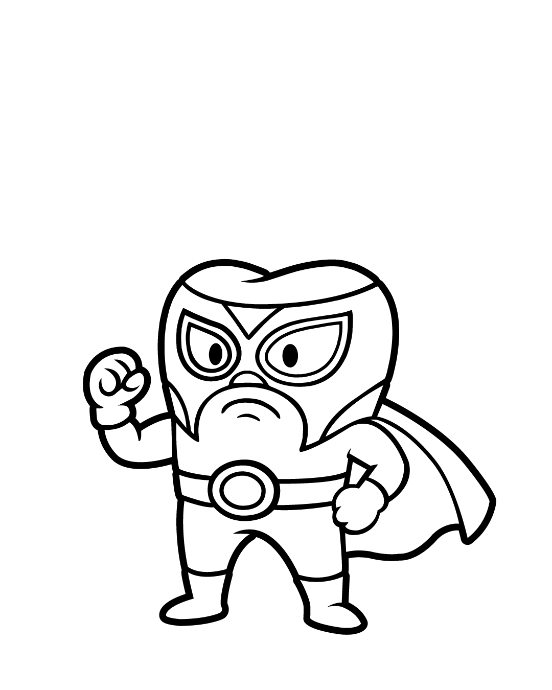 MueLucho, luchador con la guardia en alto